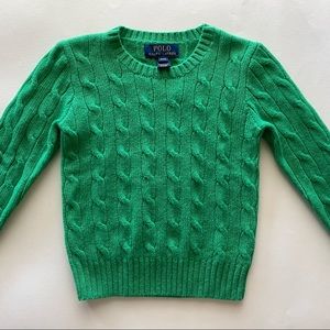 Polo Ralph Lauren - Cashmere Cable Knit, Green, 4T